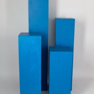 Estructura de madera azul