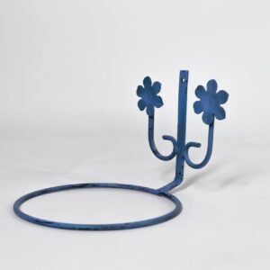 X7 Soporte para planta flor azul
