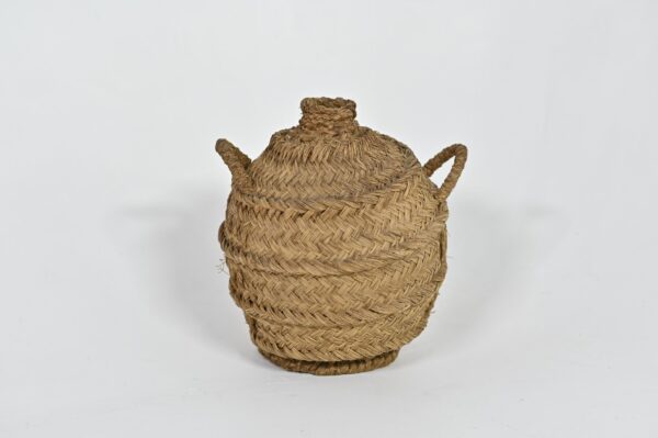 Cesta para botellas mimbre